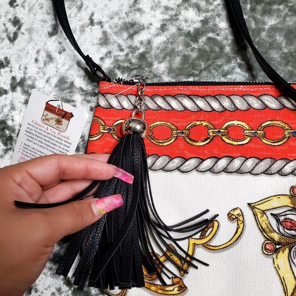 Brighton Crossbody Glitter & Go Chain Purse - Picture 5 of 6